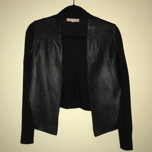 Banana Republic Leather Panel Sweater